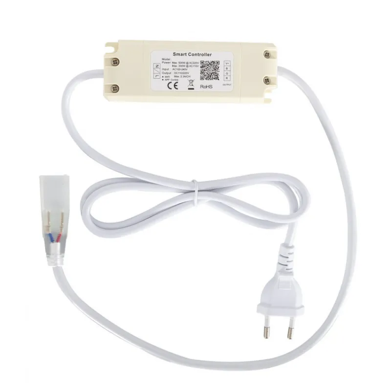 contrôleur rubans led 220v wifi-ligne 20m monochrome