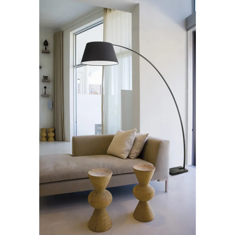 Lampadaire ZANZIBAR E27 42W Noir
