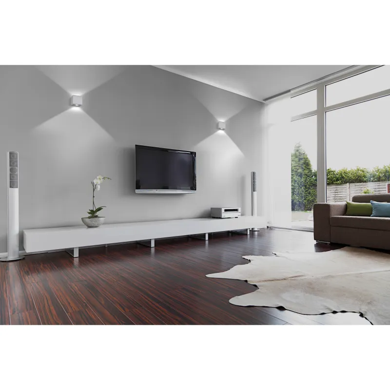 Applique BRICK LED SMD 2x5W 3000K Aluminium brossé