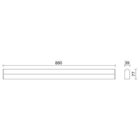 Applique Salle de bain SHEID LED SMD 18W 3000K Chromé