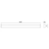 Applique Salle de bain SHEID LED SMD 18W 3000K Chromé