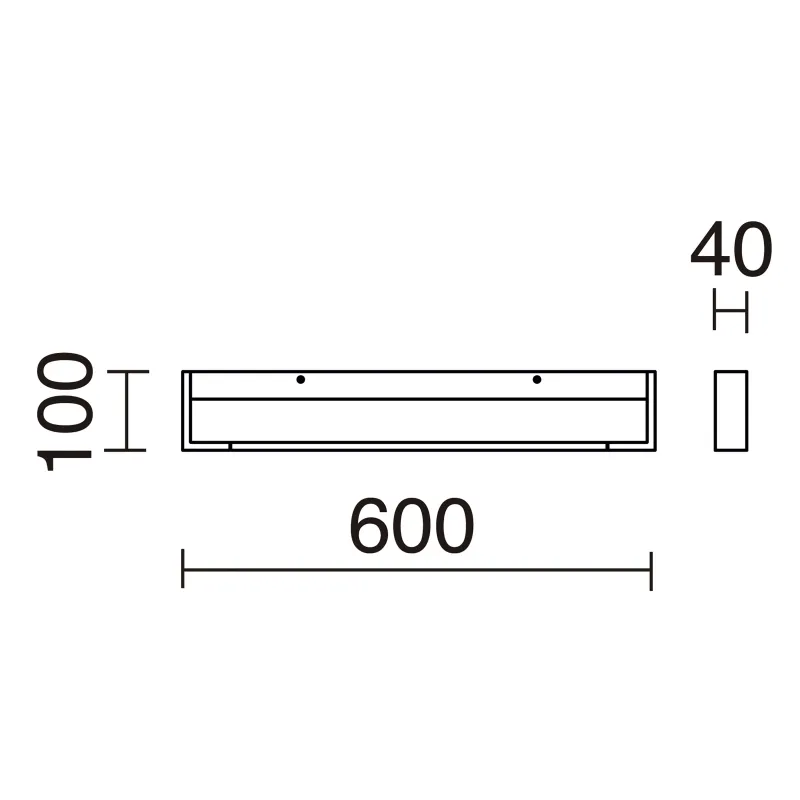 Applique Salle de bain TILT LED SMD 18W 4000K Noir