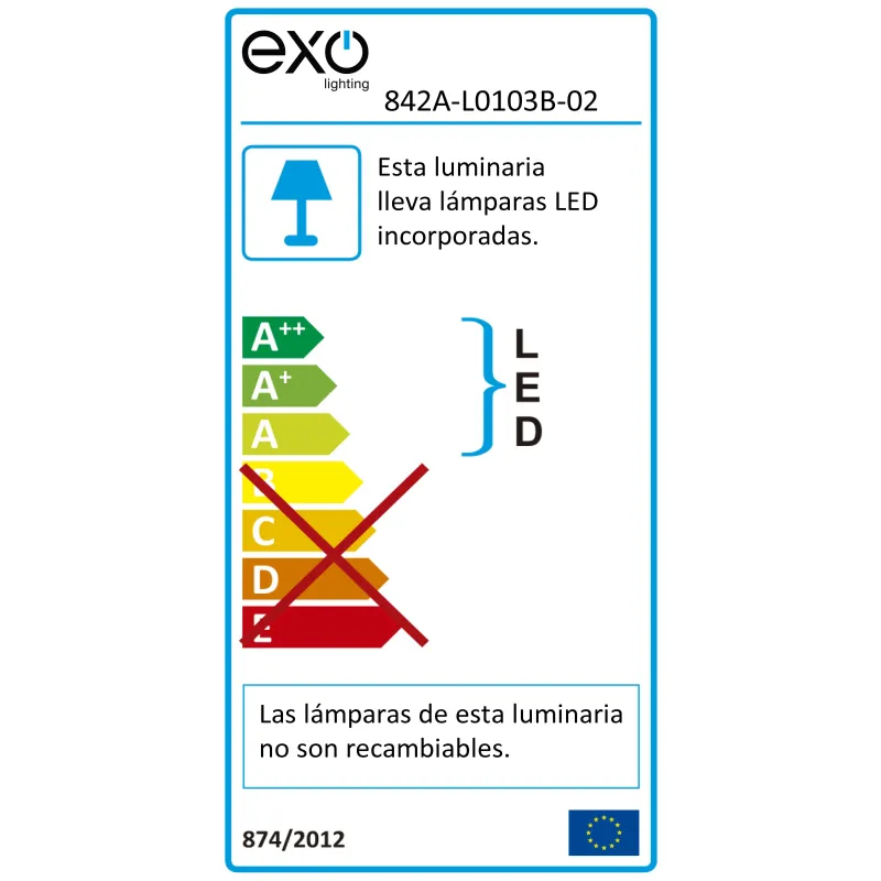 Liseuse TOSCANA LED SMD 3W 3000K Noir