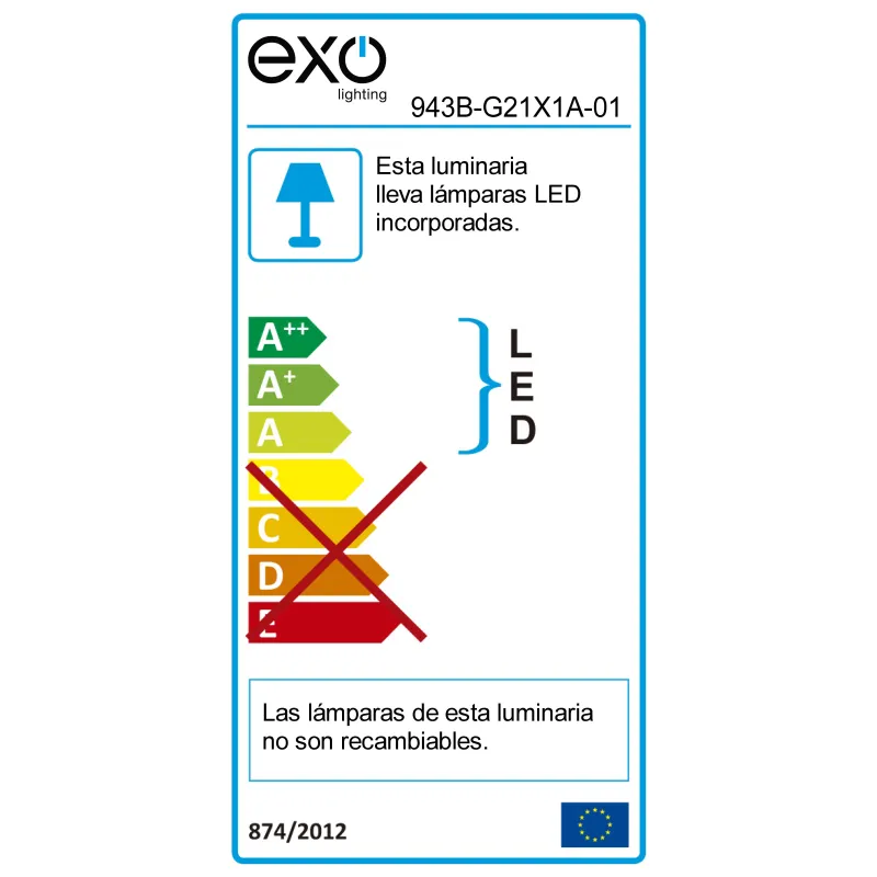 Liseuse ORFEO GU10 5W Blanc