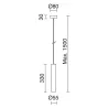 Suspension TANIA GU10 Or