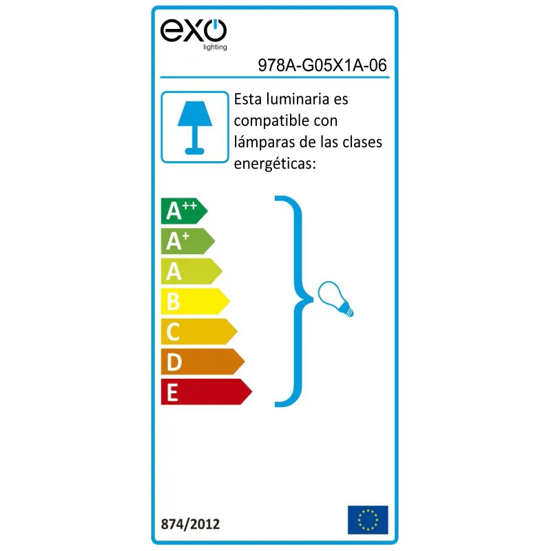 Suspension ODA E27 60W Bleu