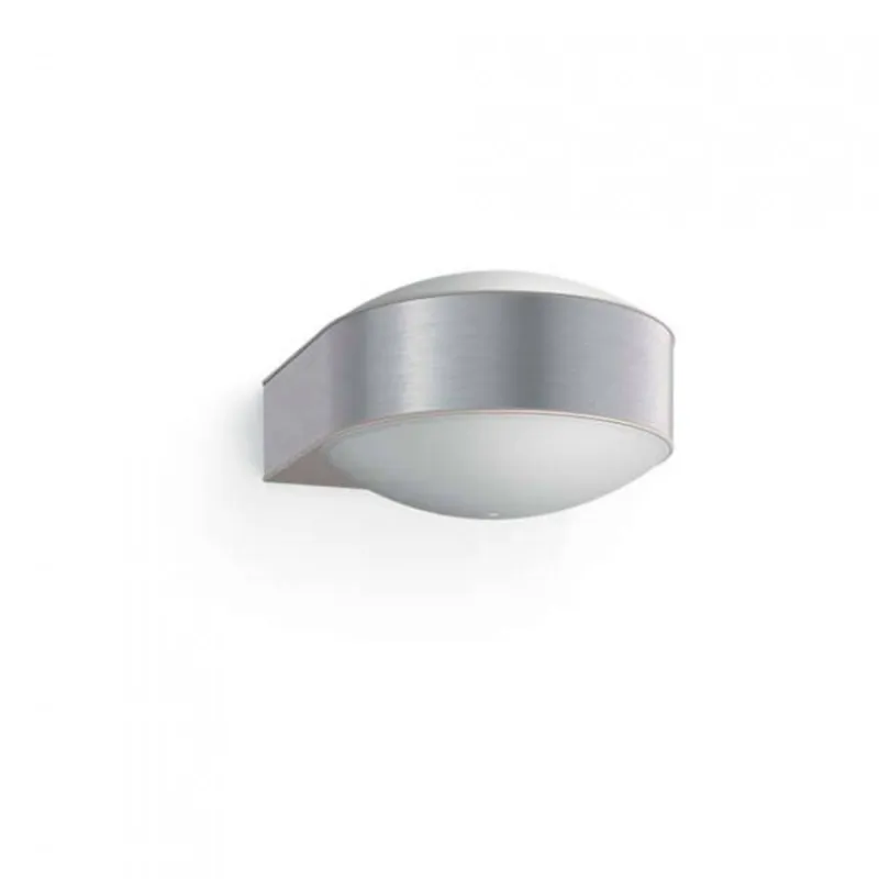 Applique extérieur Philips cube gris alu ip44 culot e27