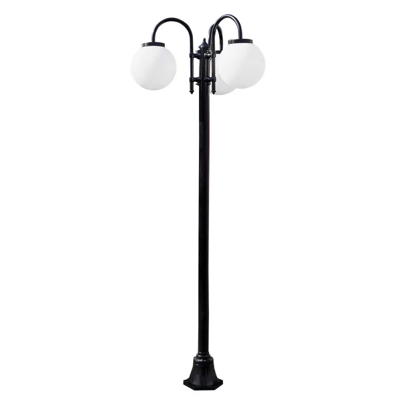 Candélabre BOOM IP43 3xE27 30W Noir - Pas cher