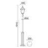 Colonne CLIC-CLAC 4 E27 IP44 1cab blanc - Pas cher