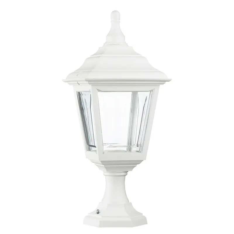 Borne CLIC-CLAC 4 E27 IP44 50cm blanc - Pas cher