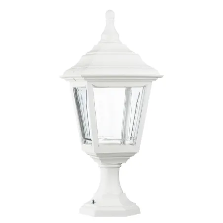 Borne CLIC-CLAC 4 E27 IP44 50cm blanc - Pas cher