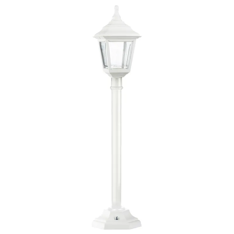 Borne CLIC-CLAC 4 E27 IP44 116cm blanc - Pas cher