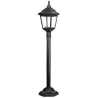 Borne CLIC-CLAC 4 E27 IP44 116cm noir - Pas cher
