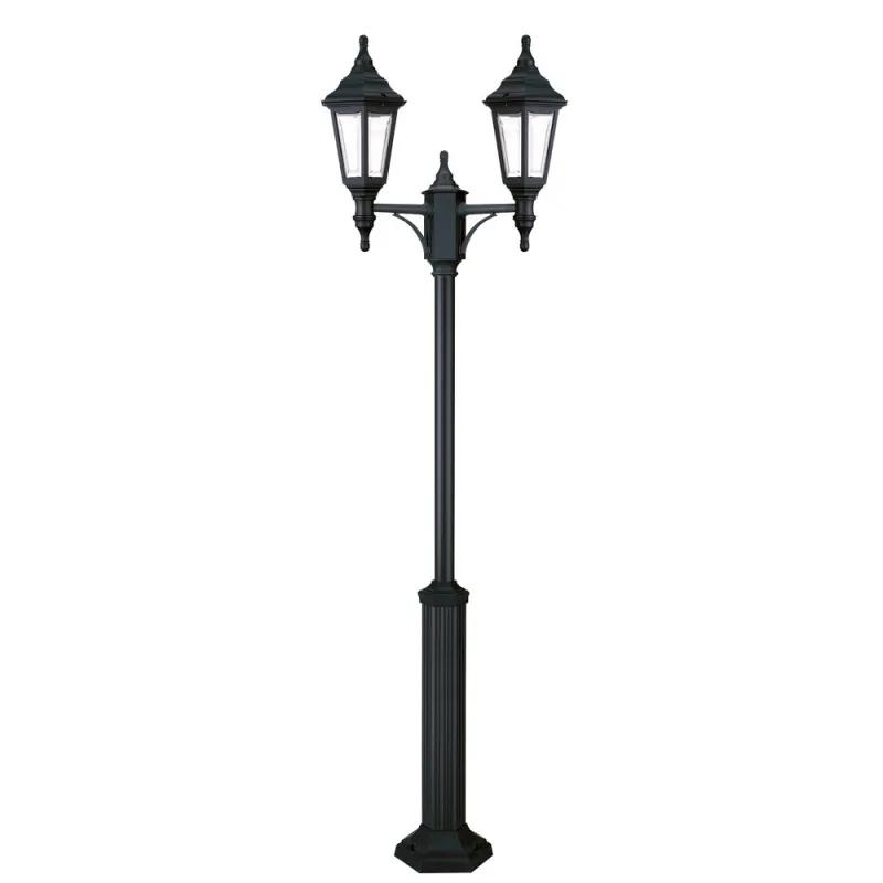 Colonne CLIC-CLAC 6 IP44 2x E27 noir. - Pas cher