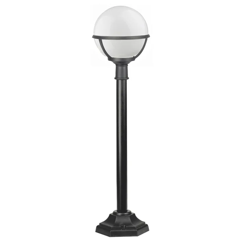 Borne CLIC-CLAC ballon IP43 E27 106cm noir - Pas cher