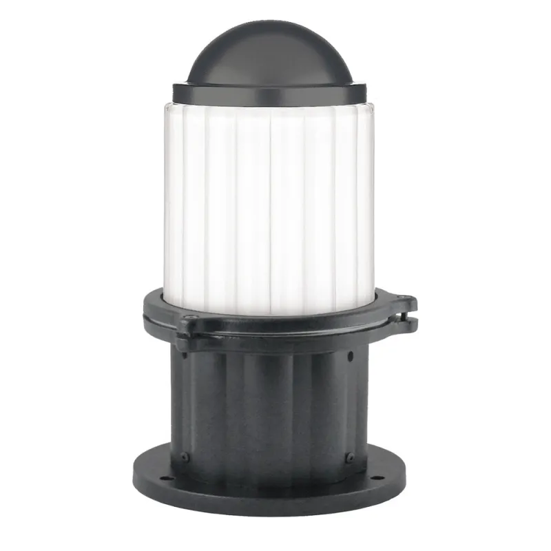 Borne COK IP55 E27 100W 32cm Noir - Pas cher