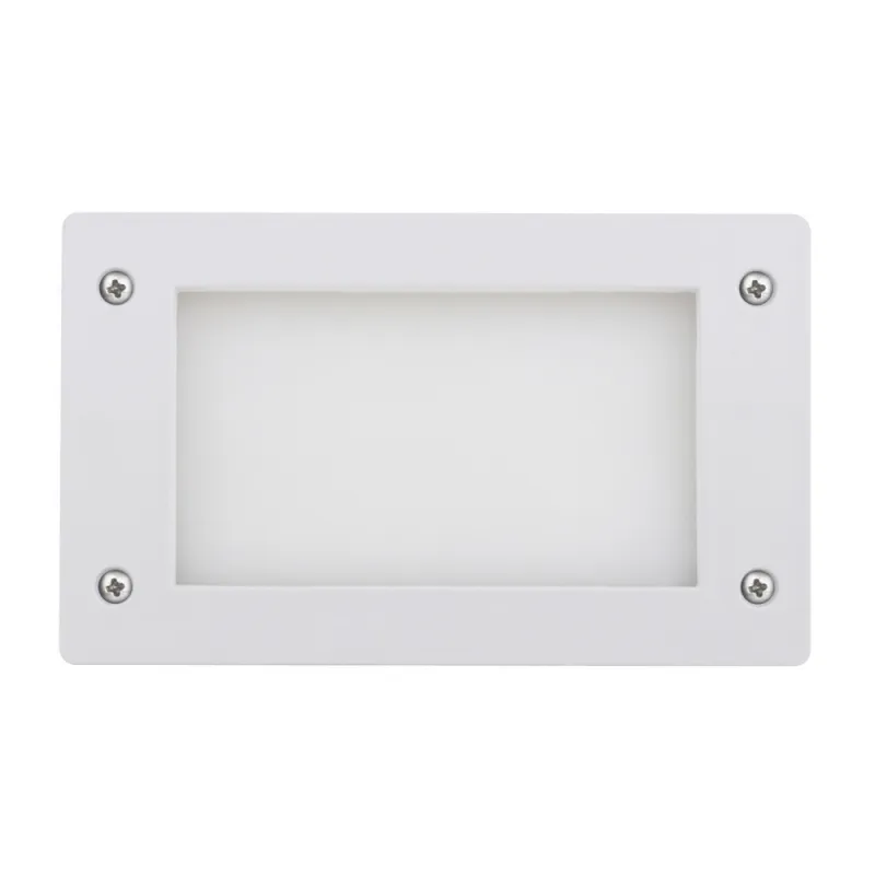 Encastré Rect.  DEVON GX53 LED T2 3W 350lm 3000K Bl. - Pas cher