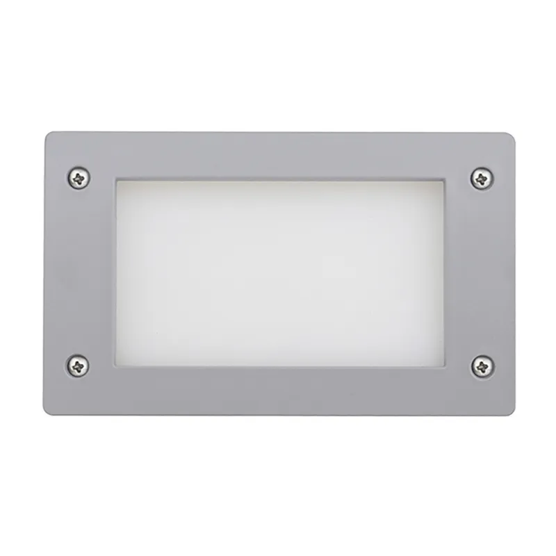 Encastré Rect.  DEVON GX53 LED T2 3W 350lm 3000K Gr. - Pas cher