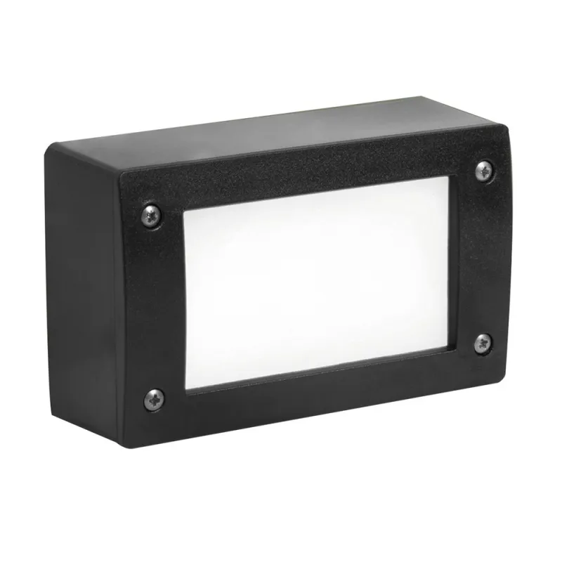 Plafond Rect.  DEVON GX53 Noir - Pas cher