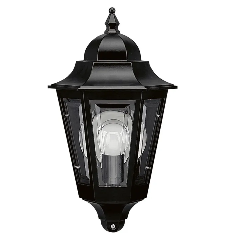 Lampadaire medium ELITE 6 IP43 E14 clair 32cm noir - Pas cher