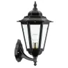 Apl. ELITE 6 IP43 E27 mat 32cm noir - Pas cher