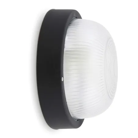 Plafond FAR IP44 60W E27 Noir - Pas cher