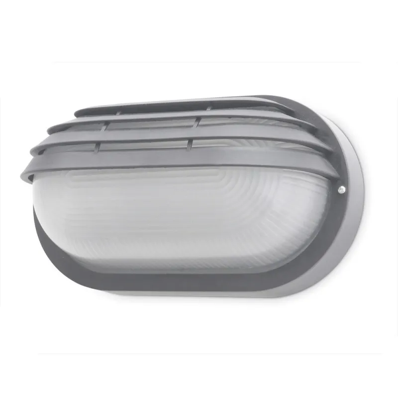 Plafond FAR IP44 60W E27 Gris - Pas cher