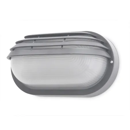 Plafond FAR IP44 60W E27 Gris - Pas cher