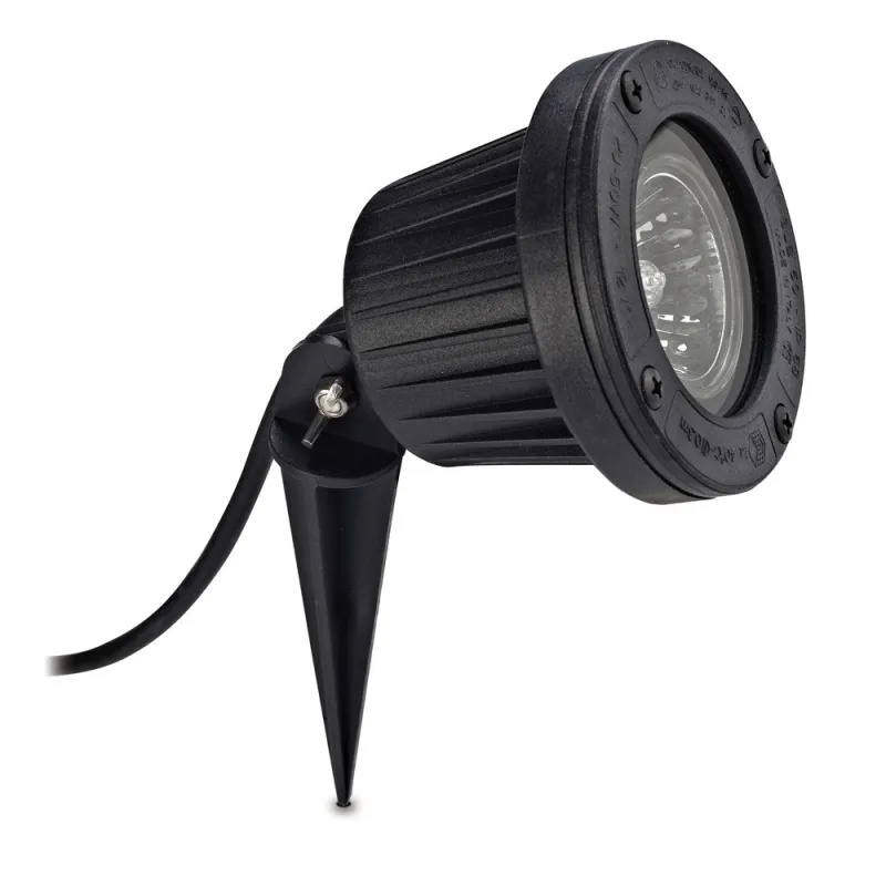 Projecteur  FOCUS IP68 50W GU5,3 Noir - Pas cher