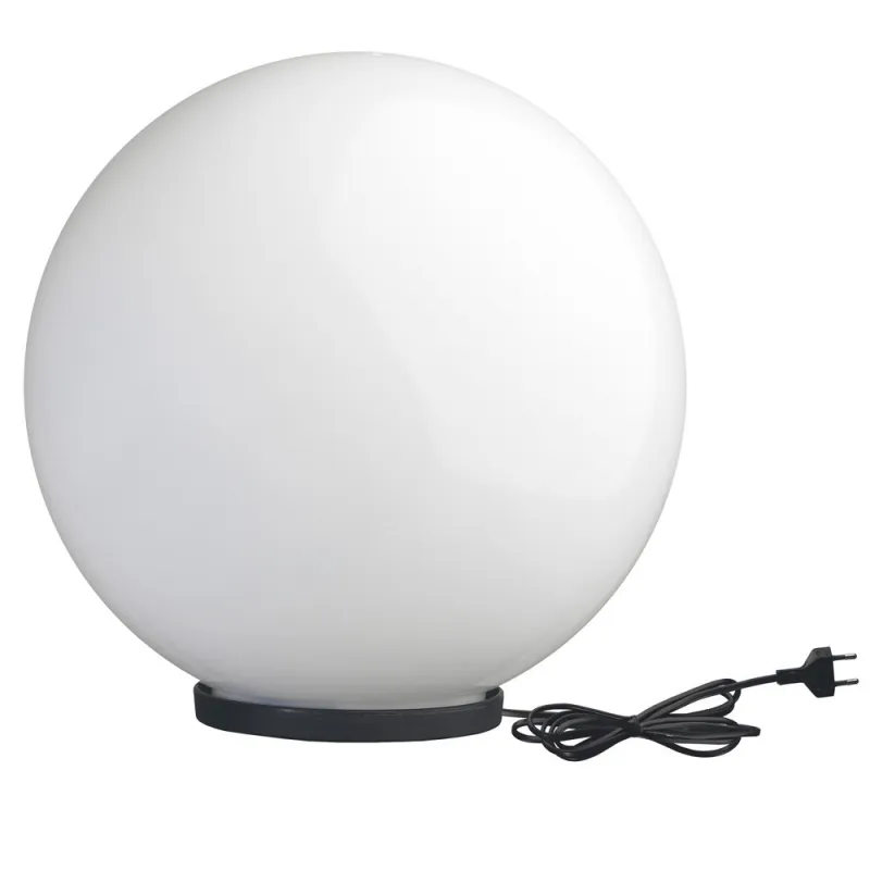 Plafond GLOU IP44 Ø40 60W E27 Noir - Pas cher