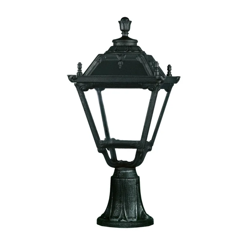 Lampadaire sur le mur noir - Pas cher