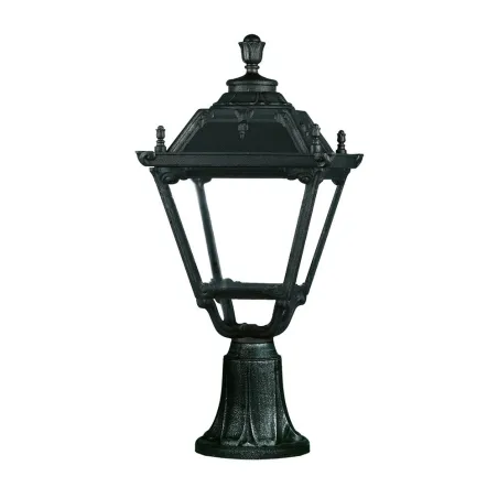 Lampadaire sur le mur noir - Pas cher
