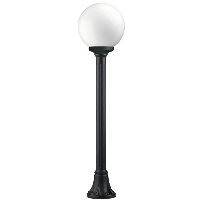 Lampadaire 1L. INDURA GLOBO IP55 E27 Noir - Pas cher