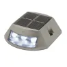 Luminaire solaire INTI 3+3 led indicateur gris - Pas cher