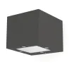 Plafond  ISORA LED 2x4,3W 2x370lm 2em Ant. - Pas cher