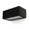 Plafond  ISORA LED 2x8,7W 2x780lm 2em Noir - Pas cher
