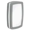 Plafond KIRA rect. IP54 E27 2x20W Gr. - Pas cher