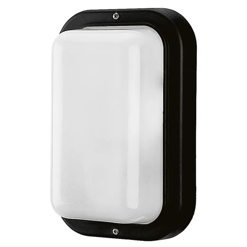 Plafond PRIMA IP44 60W E27 Noir - Pas cher