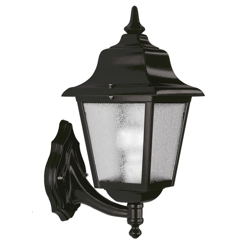 Apl. ROB IP43 70W E27 verre mat. Noir - Pas cher