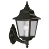 Apl. ROB IP43 70W E27 verre mat. Noir - Pas cher