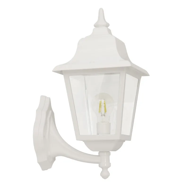 Apl. ROB IP43 70W E27 verre trans. Blanc - Pas cher