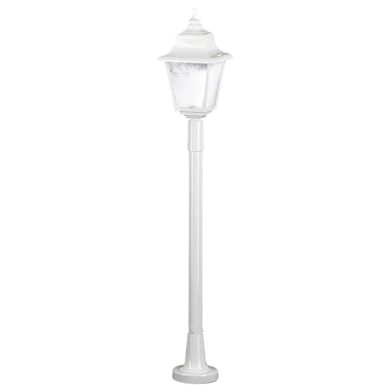 Borne ROB IP43 70W E27 Bl. cri.mat. - Pas cher