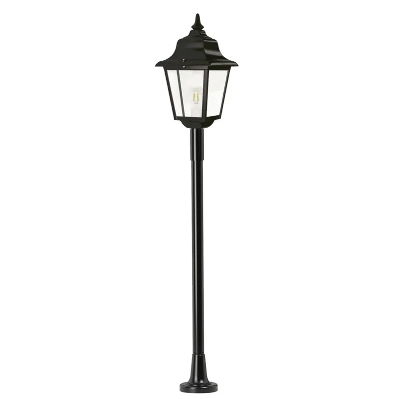 Borne ROB IP43 70W E27 Noir cri .trans. - Pas cher