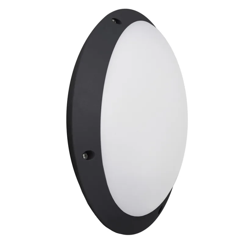 Plafond TEIA IP66 23W E27 Noir - Pas cher