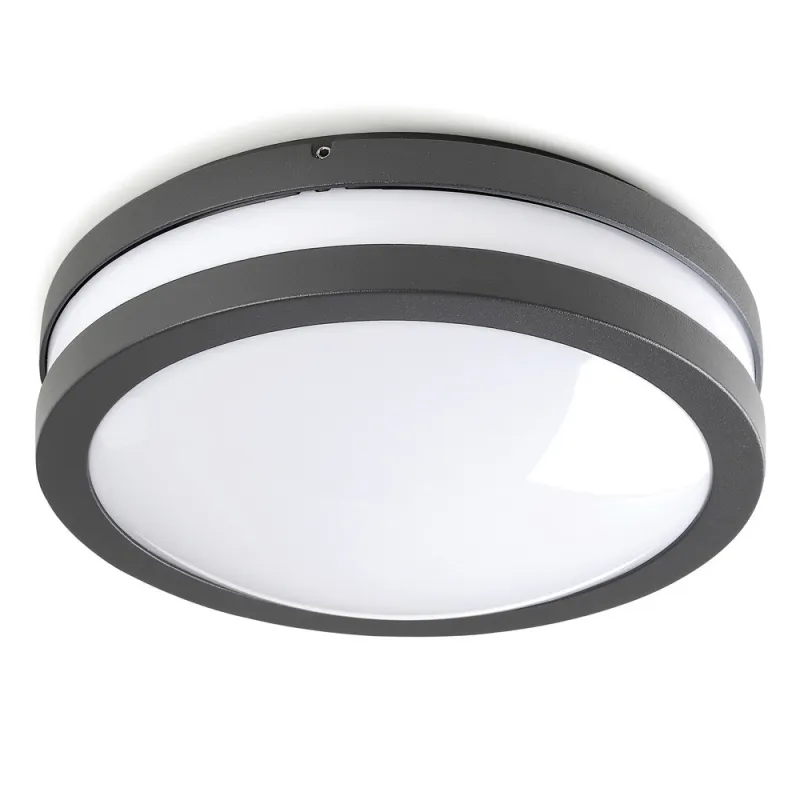 Plafond TORNADO IP54 E27 75W Ant. - Pas cher