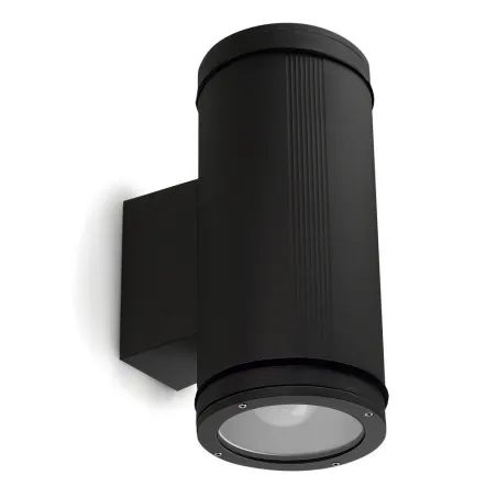 Plafond TRAMUNTANA IP65 E27 2x100W Noir - Pas cher