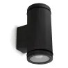 Plafond TRAMUNTANA IP65 E27 2x100W Noir - Pas cher