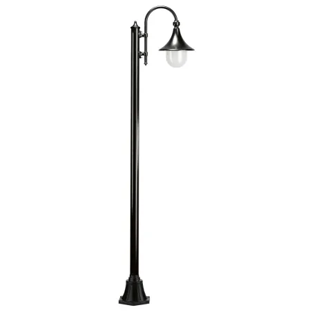 Lampadaire 1L. TROM IP43 E27 Noir. - Pas cher