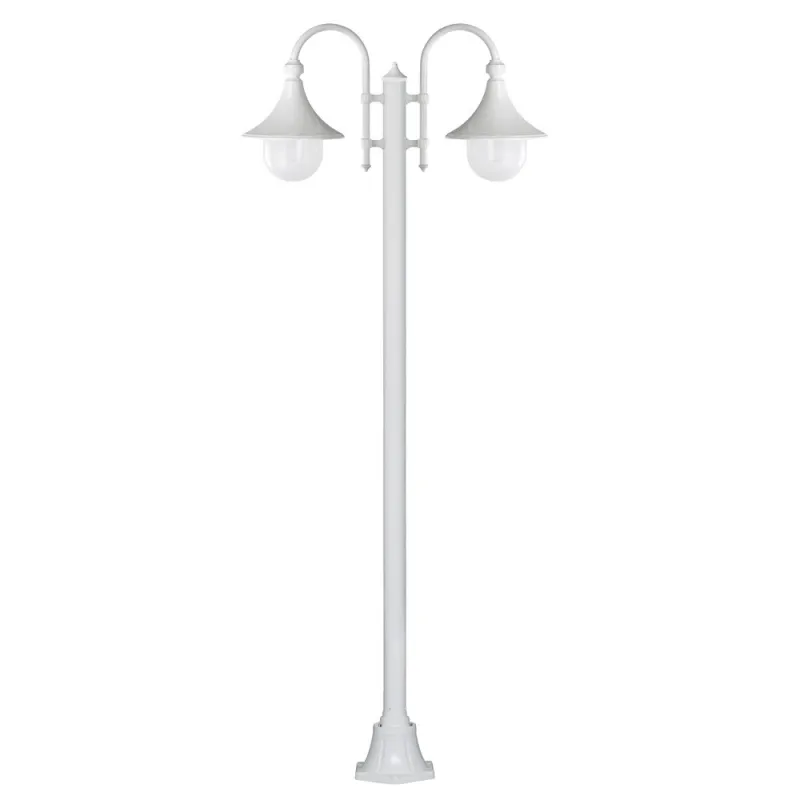 Lampadaire 2L. TROM IP43 E27 Bl. - Pas cher