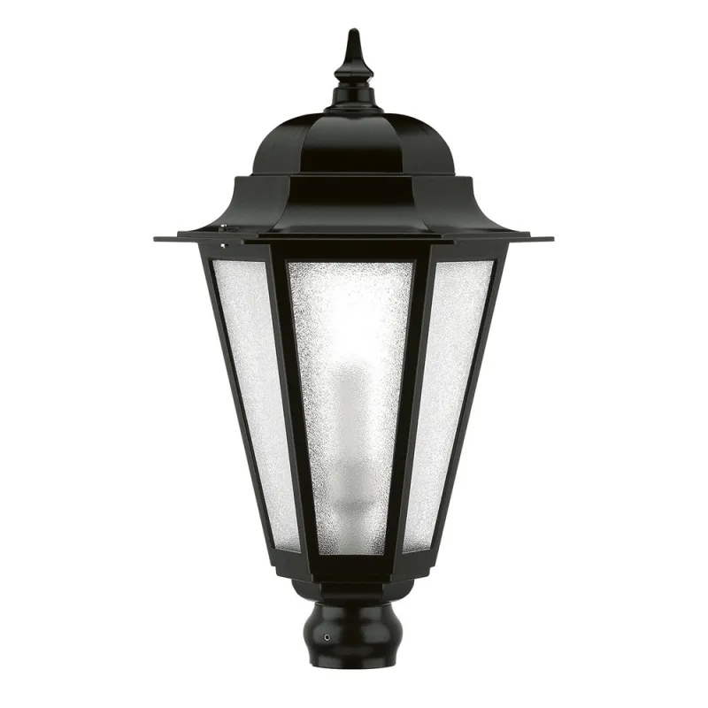 Tête 1L. VILLA BIG IP43 E27 Noir - Pas cher